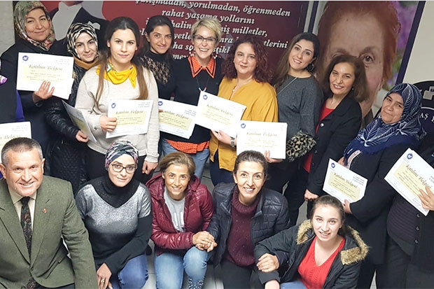 ÇYDD Gaziantep Şubesi kadınlarla el ele verdi