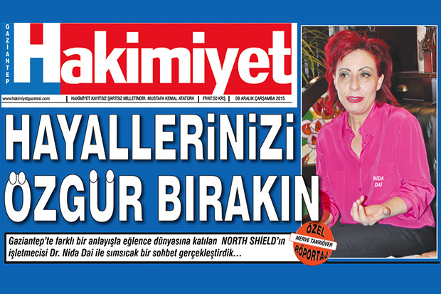 "HAYALLERİNİZİ ÖZGÜR BIRAKIN"