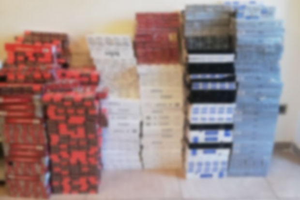 5 bin 145 paket kaçak sigara ele geçirildi