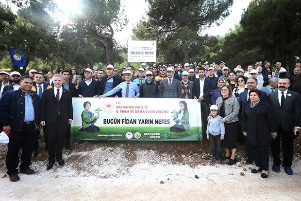 GAZİANTEP’TE “BUGÜN FİDAN, YARIN NEFES” KAMPANYASI