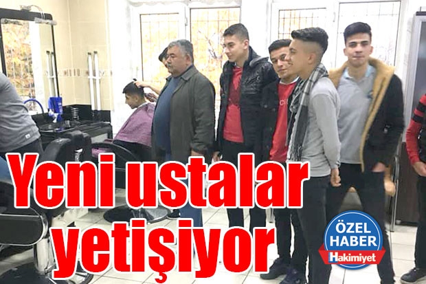 Yeni ustalar yetişiyor