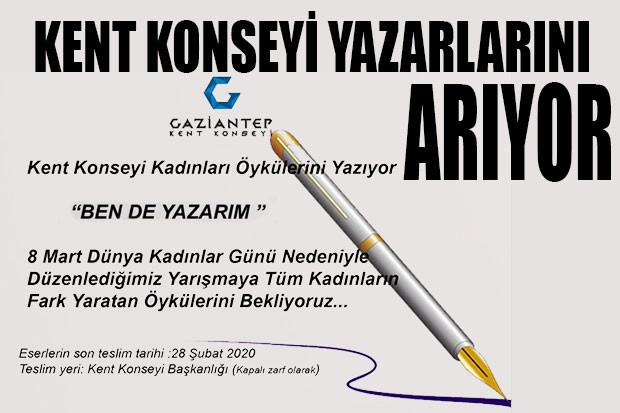 KENT KONSEYİ YAZARLARINI ARIYOR