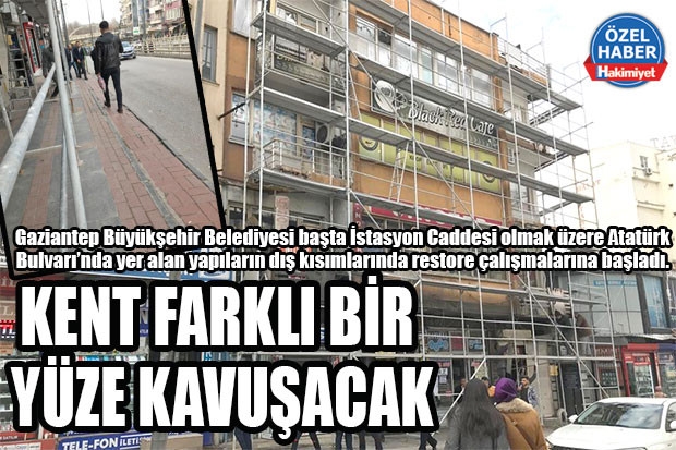 KENT FARKLI BİR YÜZE KAVUŞACAK