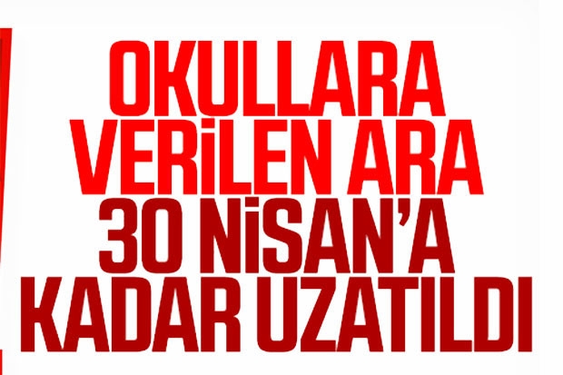 EVDE EĞİTİM 30 NİSAN'A KADAR UZATILDI