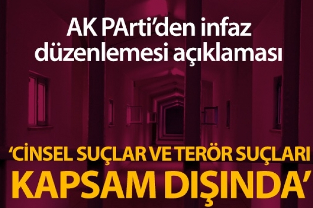 AK Parti'den İnfaz düzenlemesi açıklaması