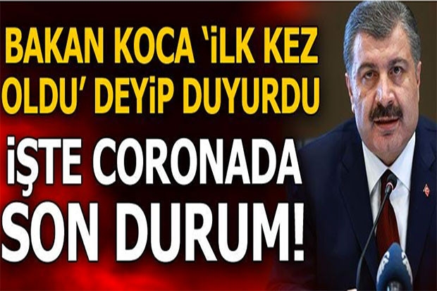 İşte coronada son durum