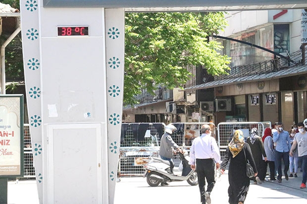 Gaziantep'te termometreler 38 dereceyi gösterdi