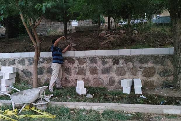 Gaziantep'te mezarlıkta bomba paniği