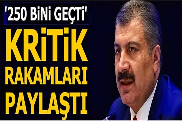 Bakan Koca '250 bini geçti' diyerek kritik rakamları paylaştı