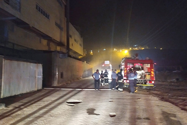 Gaziantep'te ayakkabı fabrikasında yangın