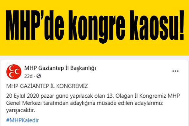 MHP’de kongre kaosu!