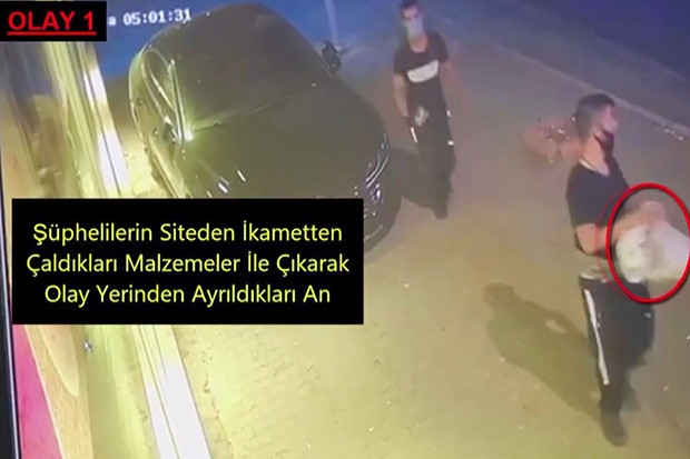 Önce kameralara sonra polise yakalandı