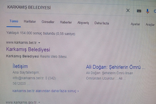 Belediyenin web sitesi borcundan dolayı kapatıldı