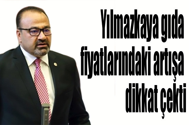 Yılmazkaya gıda fiyatlarındaki artışa dikkat çekti