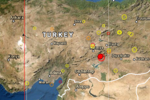 Malatya'daki deprem Gaziantep'te de hissedildi!