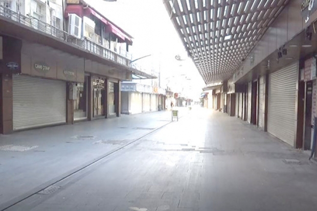 Gaziantep'in en kalabalık yerlerinde "kısıtlama" sessizliği