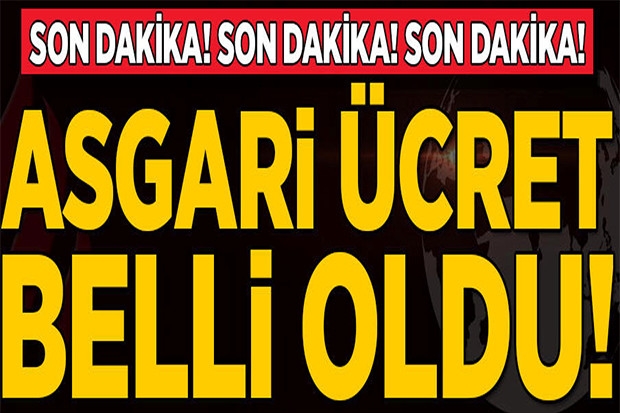 2021 yılı asgari ücret rakamı belli oldu