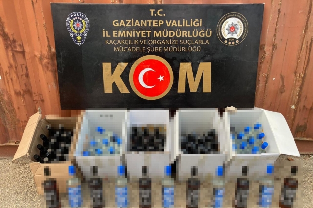 Gaziantep’te sahte içki operasyonu: 3 gözaltı