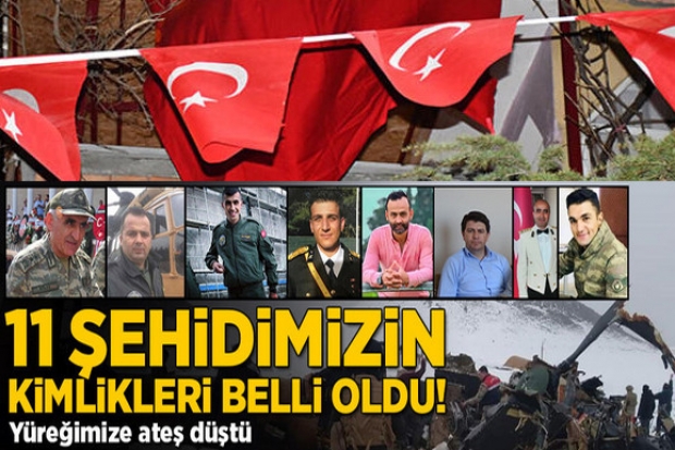 Bitlis şehitlerimizin isimleri belli oldu! Acı tablo...