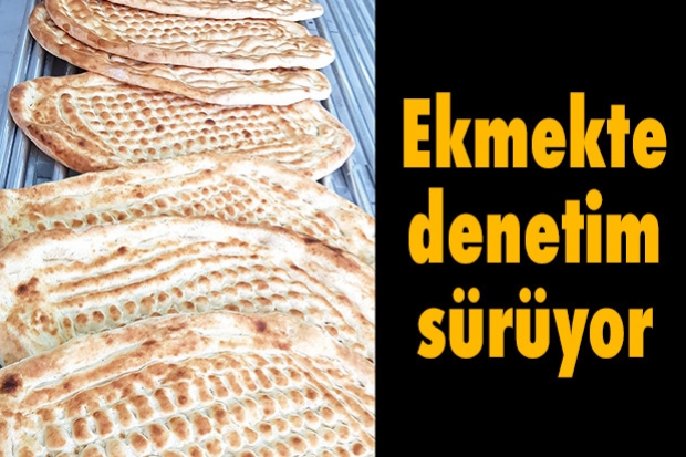 Ekmekte denetim sürüyor