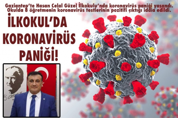 İLKOKUL’DA KORONAVİRÜS PANİĞİ!