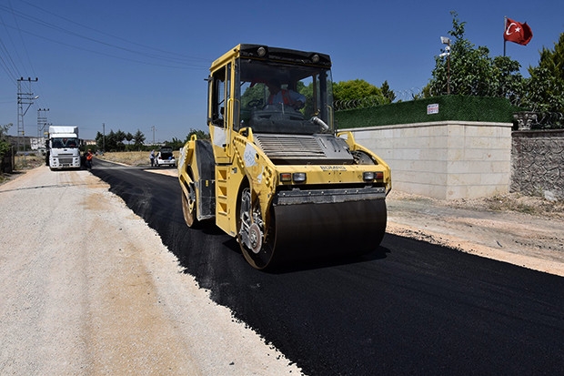 5 köyde asfalt çalışması başlatıldı