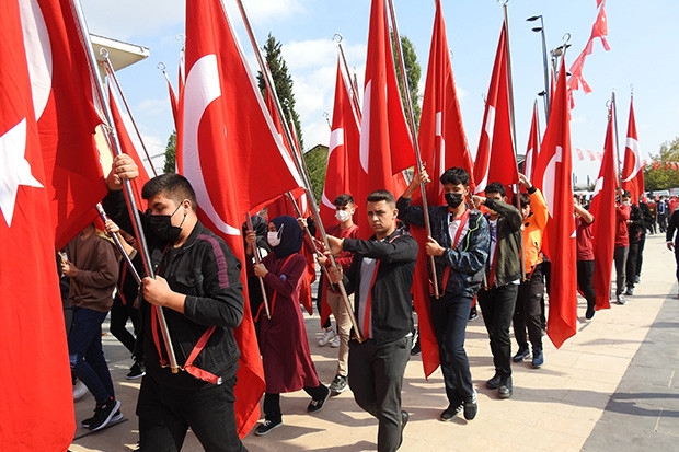 Gaziantep'te 29 Ekim Cumhuriyet Bayramı coşkusu