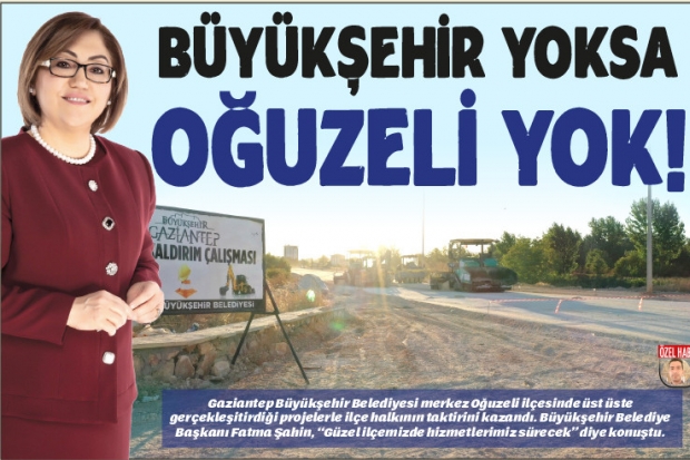 Büyükşehir yoksa OĞUZELİ YOK!