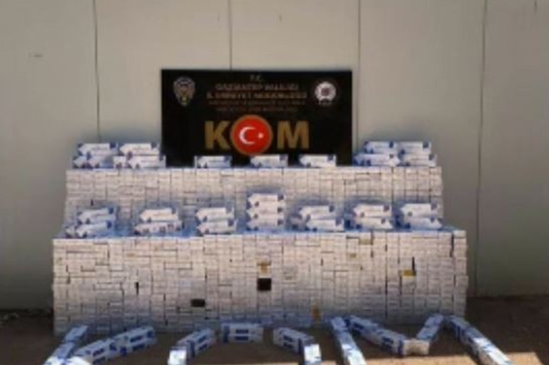 47 bin 860 paket kaçak sigara ele geçirildi