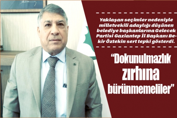 "Dokunulmazlık zırhına bürünmemeliler"