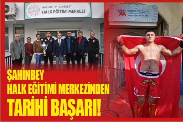 ŞAHİNBEY HALK EĞİTİMİ MERKEZİNDEN TARİHİ BAŞARI!!!