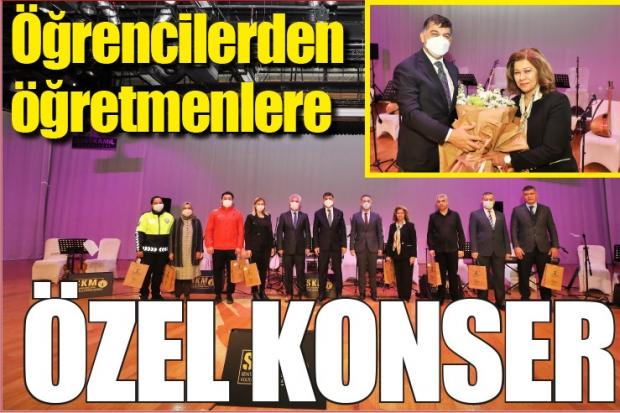 Öğrencilerden öğretmenlere özel konser