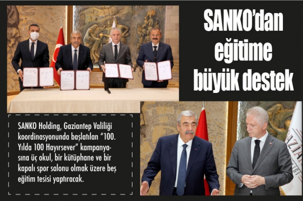 SANKO’dan eğitime büyük destek