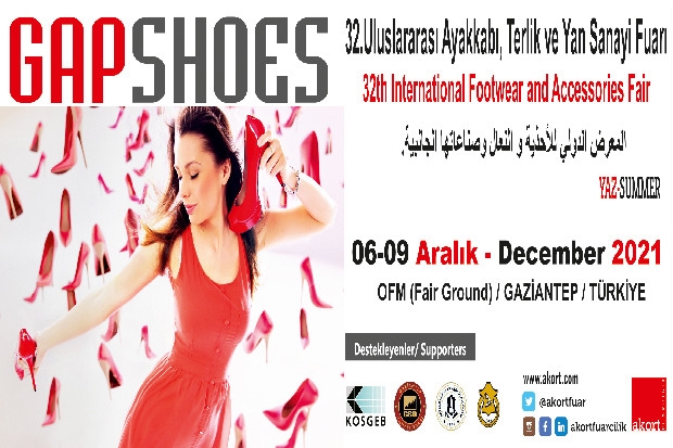 32’nci GAPSHOES Ayakkabı, Terlik, Saraciye ve Yan Sanayi Fuarı İlanı