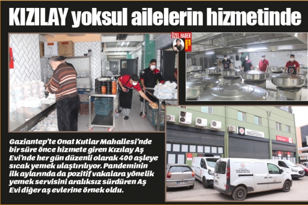 KIZILAY yoksul ailelerin hizmetinde