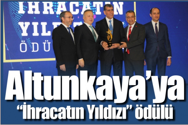 Türkiye sektör şampiyonu Altunkaya’ya , 