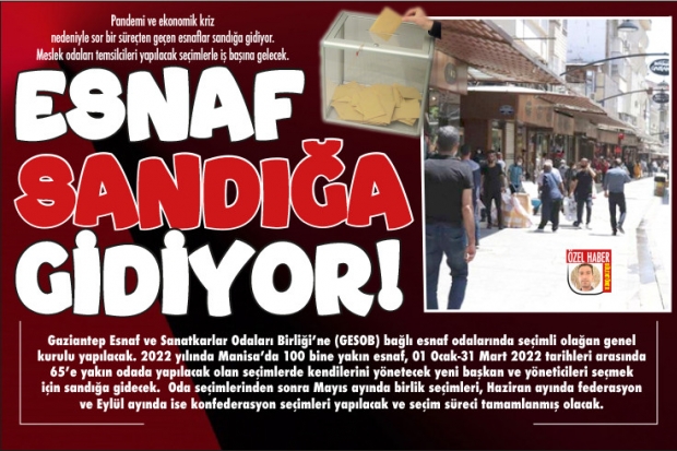 ESNAF SANDIĞA  GİDİYOR!