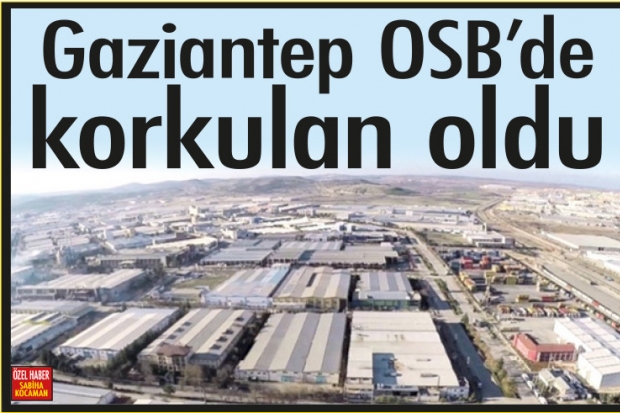 Gaziantep OSB'de korkulan oldu