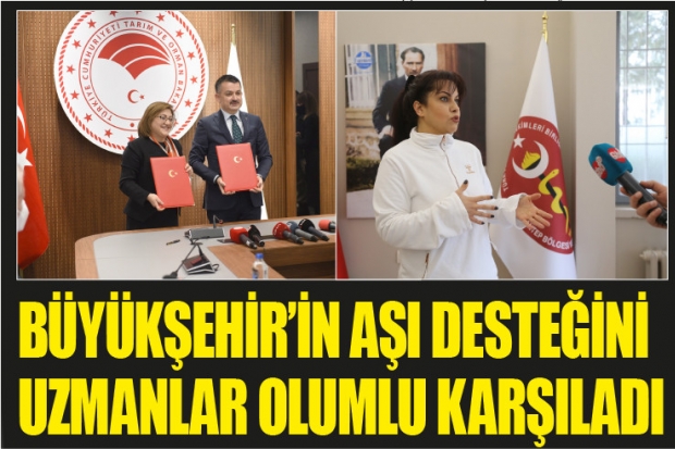 BÜYÜKŞEHİR’İN AŞI DESTEĞİNİ UZMANLAR OLUMLU KARŞILADI