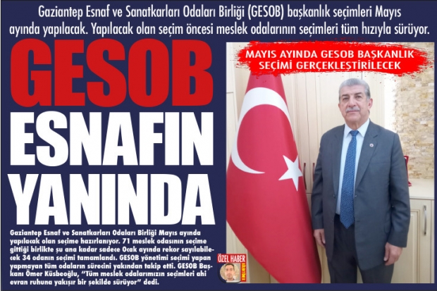 GESOB ESNAFIN YANINDA