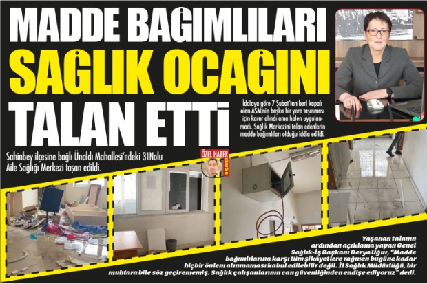 MADDE BAĞIMLILARI SAĞLIK OCAĞINI TALAN ETTİ