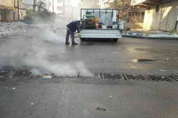 Gaziantep'te haşere ile mücadele devam ediyor