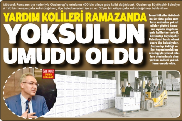 YARDIM KOLİLERİ RAMAZANDA  YOKSULUN UMUDU OLDU