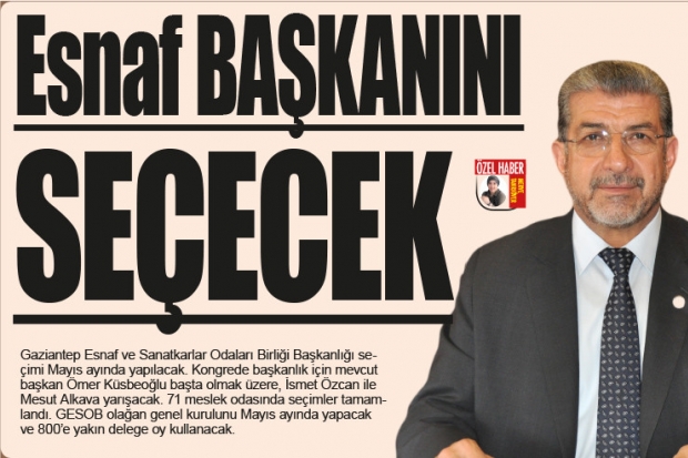 Esnaf BAŞKANINI seçecek