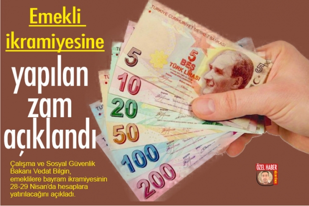 Emekli ikramiyesine yapılan zam açıklandı