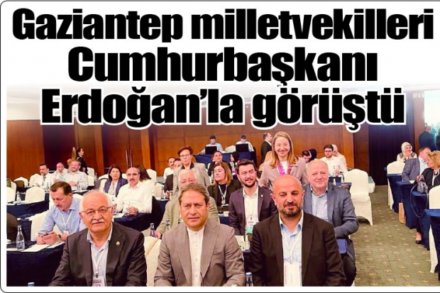 Gaziantep milletvekilleri Cumhurbaşkanı Erdoğan'la görüştü