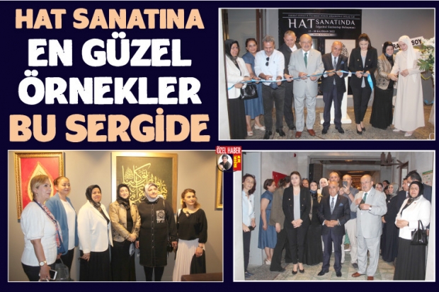 Hat sanatına en güzel  örnekler bu sergide