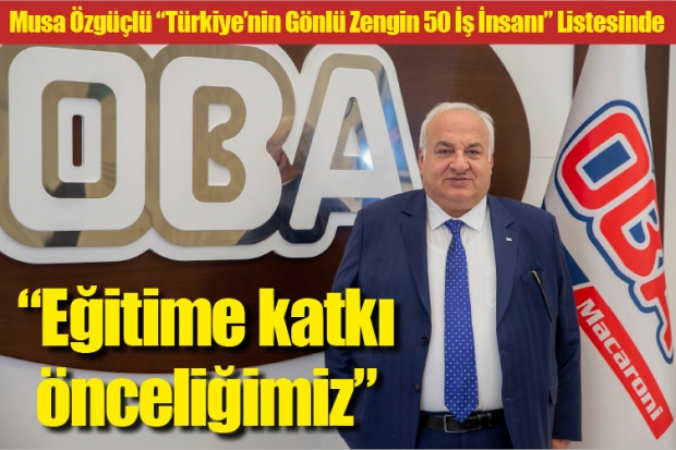 "Eğitime katkı önceliğimiz"