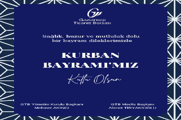 GTB KURBAN BAYRAMINIZI KUTLADI