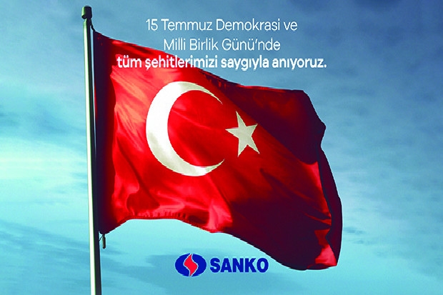 SANKO'dan 15 Temmuz anma mesajı